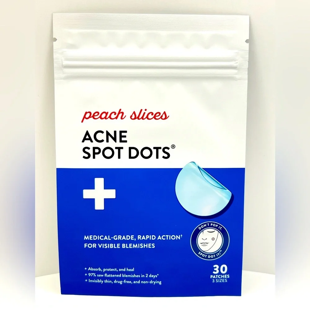 $4 🌸 Peach Slices Acne Spot Dots ~ Peach & Lilly ~ NEW